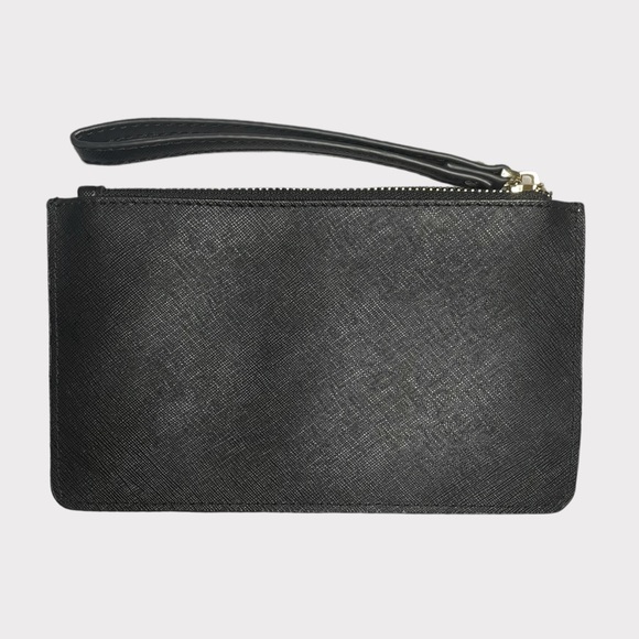 Kate Spade - Saffiano Leather Wristlet - Black w Gold Toned Hardware - Picture 3 of 8